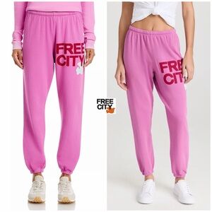 Like New - Freecity Pink Sweatpants (L)